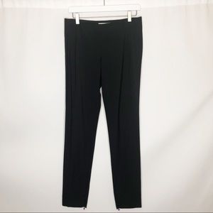 Veronica Beard Virgin Wool Straight Leg Trousers